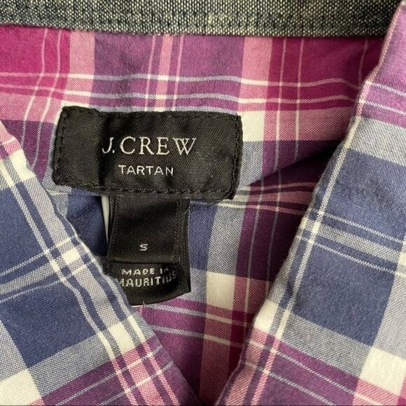 J. Crew Tartan Womens Long Sleeve Button Down Shirt Small - Picture 8 of 8